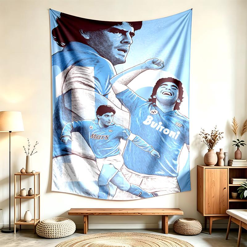 Diego Maradona  (1) Tapestry Suitable For Decorating Homes Dorms And Bedrooms Soft To The Touch And A Perfect Gift For Friends And Family