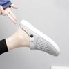 Women Slippers Casual Men Color Sandals Backless Summer Slip On Clogs Black Lightweight Couple Beach Shoes Large Size