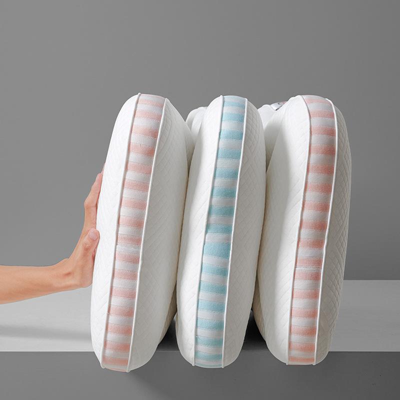 Neck Pillow, Anti-traction Shaping Pillow, Home Memory Latex Massage Pillow Core, Sleep Pillow Activity