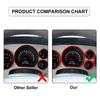 Carbon Fiber Interior Speedometer Accent Cover Trim For Toyota Tundra 07-13, Red