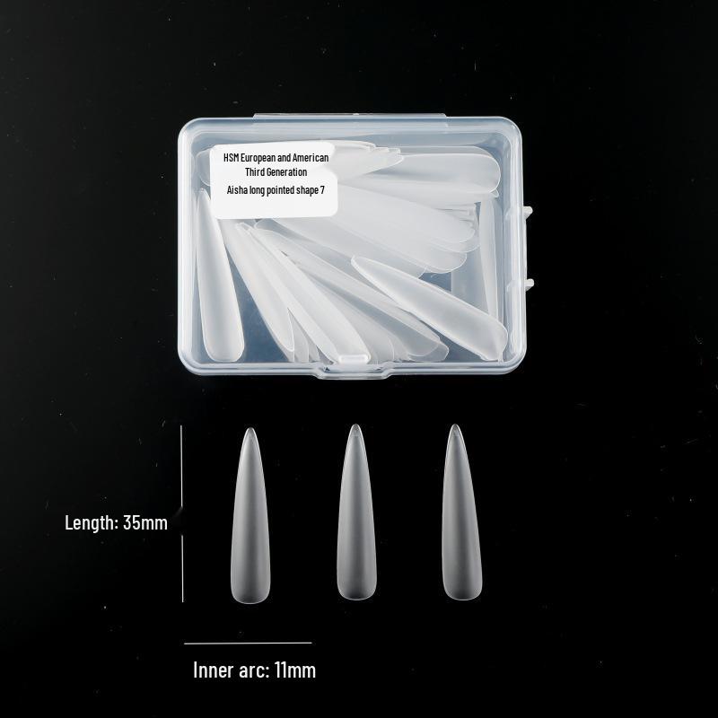 

Huashengmei 3-е поколение Бесшовные Матовые Ультратонкие Накладные Ногти Заправка