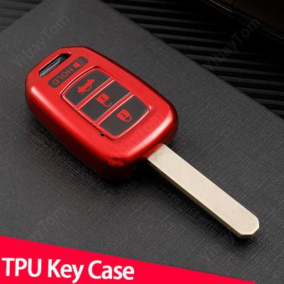 New Colorful TPU Car Key Cover Case For Honda Accord 2016 2017 Civic 2016 2017 2018 Key Protective Shell