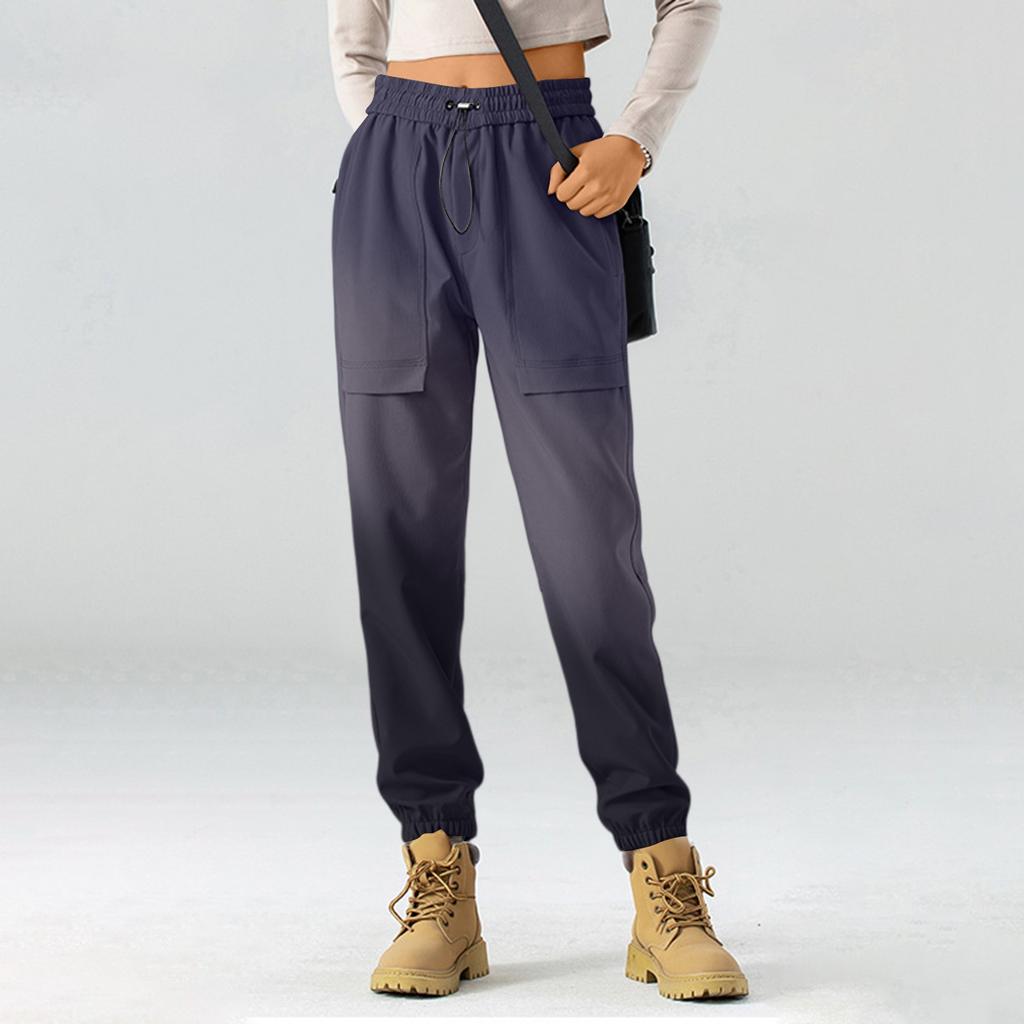 Women's Fashion Workwear Pants High-waisted Mountaineering Sport Pants Loose Retro Casual Quick-drying Pants