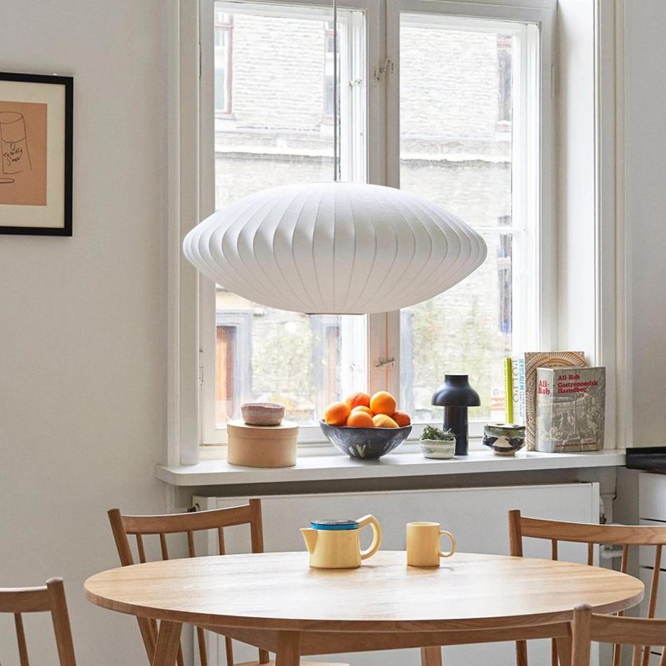 Modern Silk Pendant Lights Nordic Minimalist Designer LED Lamp Dining Table Hanging Chandelier Bedroom Decoration Home Lighting