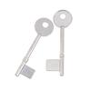 5Pcs Vault Zinc Alloy Flagpole Safe Key Single-Bitt Key Blank House Key Blanks For  Special Old Doors Key Emb