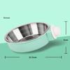Pet Crate Bowls 2-in-1 Dog Hanging Bowl Removable Cage Water Bowls for Small Animals Dog Bowls Crate Water Bowl Pet Supplies