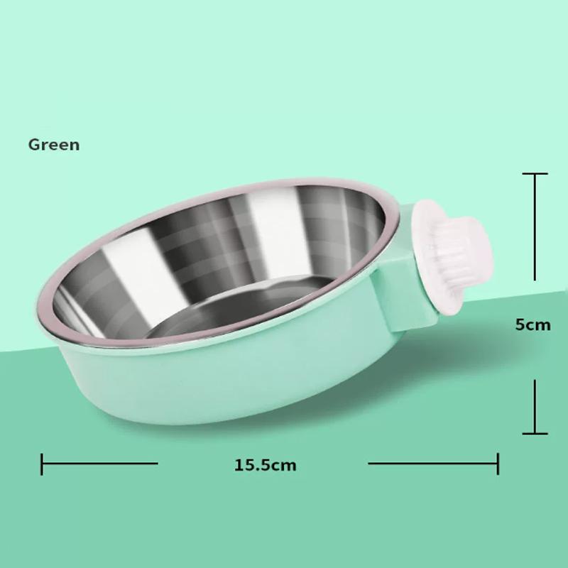 Pet Crate Bowls 2-in-1 Dog Hanging Bowl Removable Cage Water Bowls for Small Animals Dog Bowls Crate Water Bowl Pet Supplies