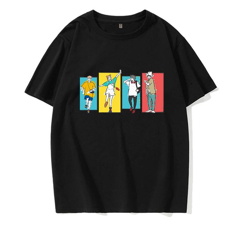 Unisex-T-Shirt Japanischer Anime Jujutsu Kaisen T-Shirt gojo satoru Oberteile Yuji Itadori Grafik-T-Shirts Cooles Unisex-T-Shirt 90er Unisex