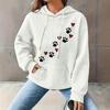 Womens Loose Fit Hooded Sweatshirt 3D Print Casual Pullover Plus Size Hoodie