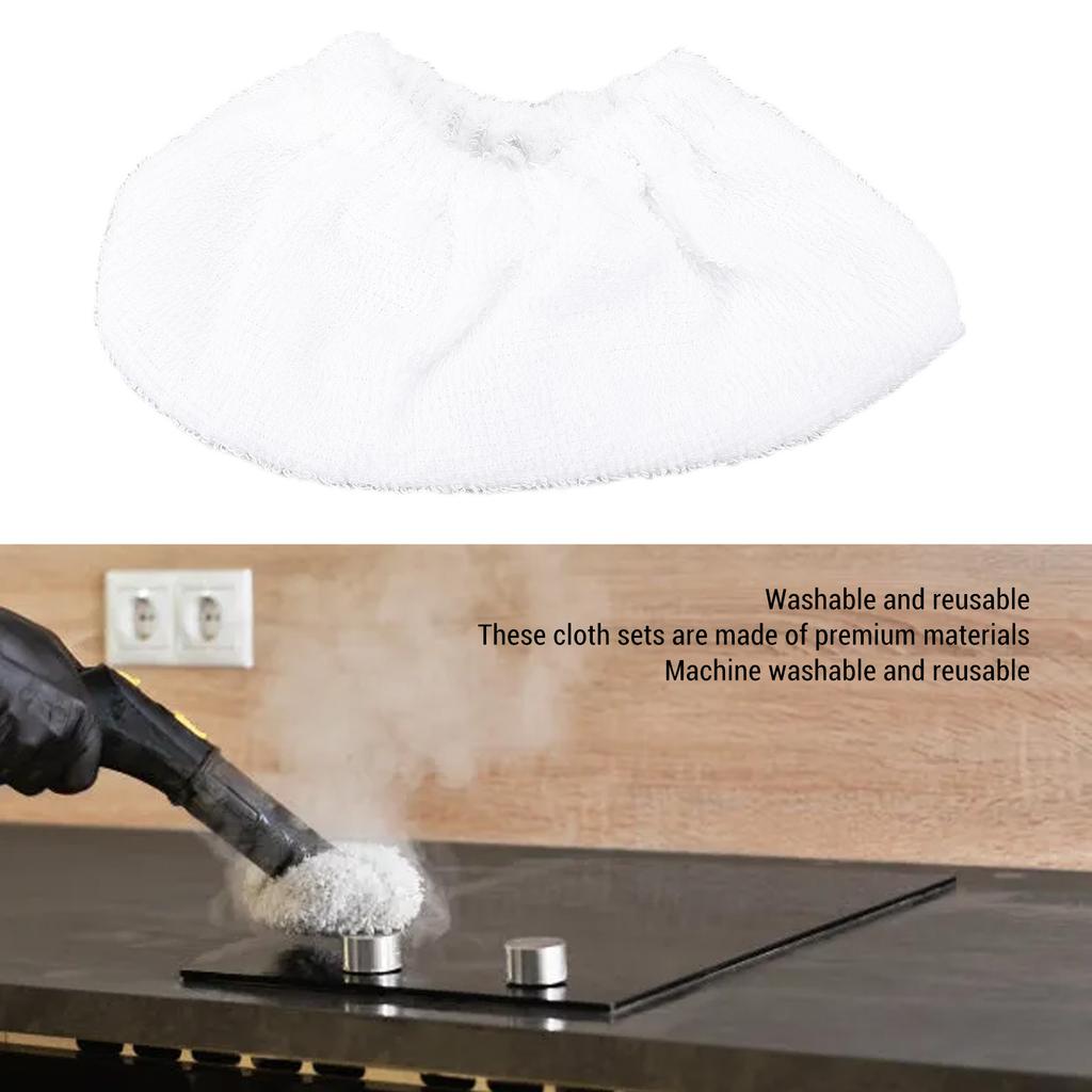 10pcs Handheld Steam Mop Pads Steam Cleaner Microfiber Cloths Cover Replacement Accessories for Steam Cleaner