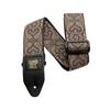 Authentic Ernie Ball 4163 Guitar Jacquard Gold Black Paisley Strap, Strap, &