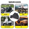 1-20pcs Motorcycle Rubber Wire Tie Universal Motorcycle Rubber Frame Securing Cable Wire Harness for Wiring Harnesses Accessorie