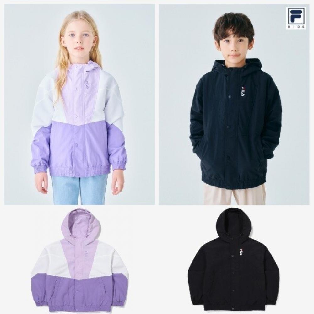 

Fila Kids Basic Preppy Blocking Windbreaker Jacket Fk2jkf1101x violet/120
