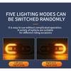 1/2PCS Bike Turn Signal Rear Light USB Rechargeable Wireless Remote Control LED Bicycle Taillight MTB Night Riding Warning Lamp