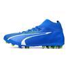 Puma Ultra Pro Artificial Turf MG (Rubber Short Studs) Soccer Shoes Men Soccer Shoes Blue Green 107508-03
