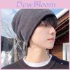 Men Women Winter Knit Hat With Letter Decoration For Running And Hiking In Cold Weather