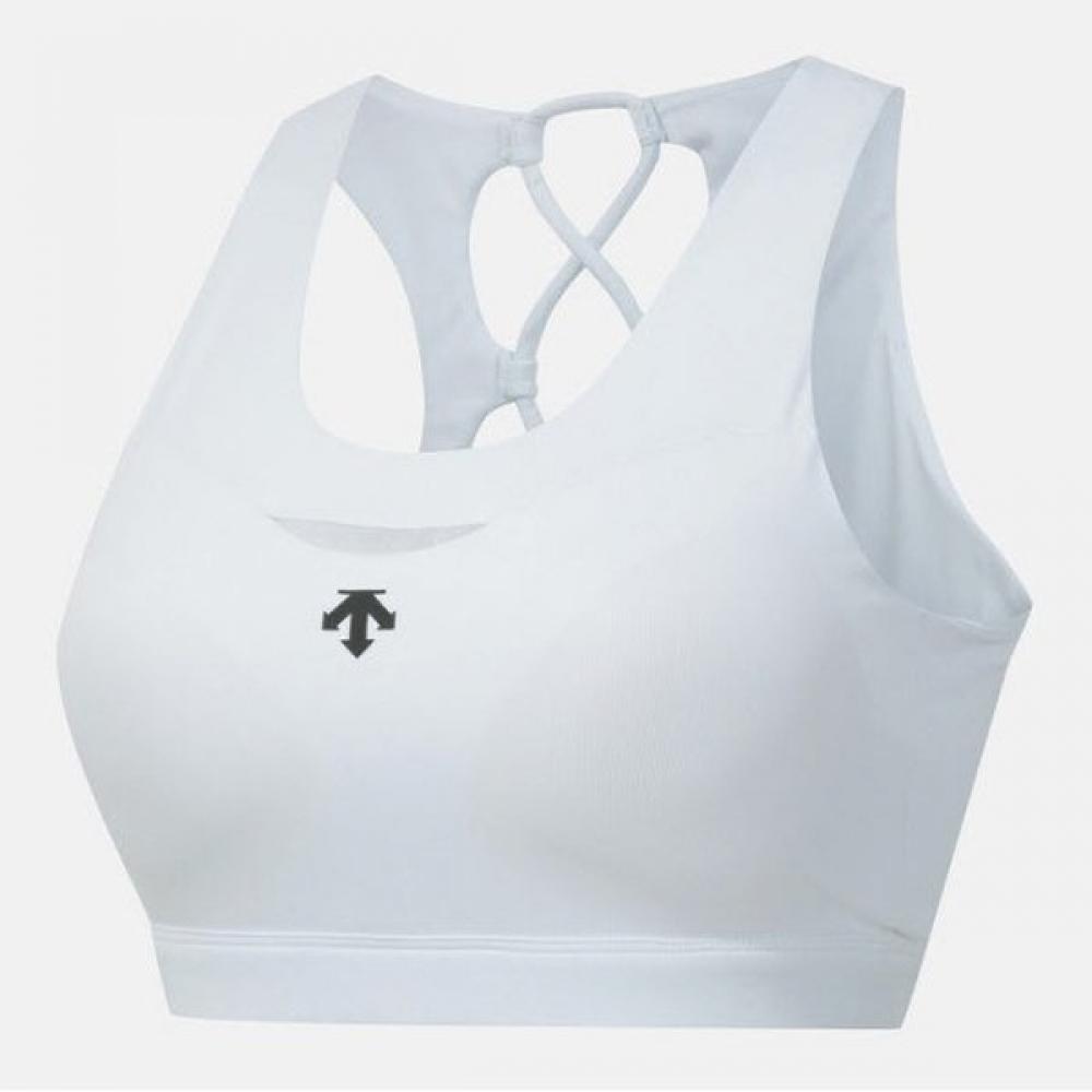 

DeScente Bra Top Cqk Sq222pbr41 Sblu Women S Cooling Short Bra Top Sblu 85
