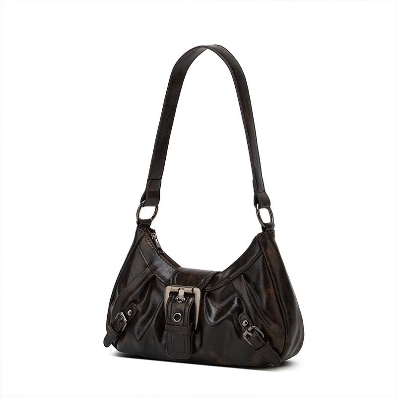 

New shoulder tote bag retro commuting temperament do old style bag underarm locomotive bag women