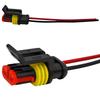 4 Stück hermetischer Stecker Superseal 2-polig Wasserdicht