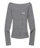MUCENT Viage Slim Fit V-Neck Damaged Ribbed Long Sleeve Tee (6 Colors)