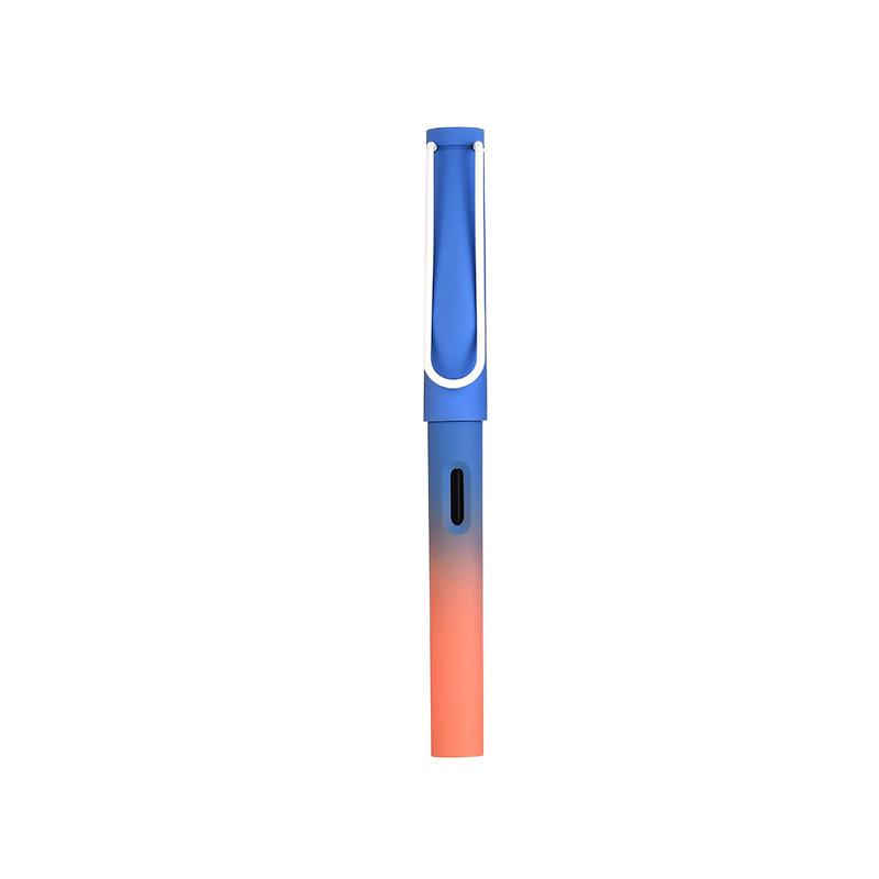 Morandi Gradient Fountain Pen: Customizable Calligraphy Pen with Logo Printing, EF/F Nib, and Ink Cartridges.