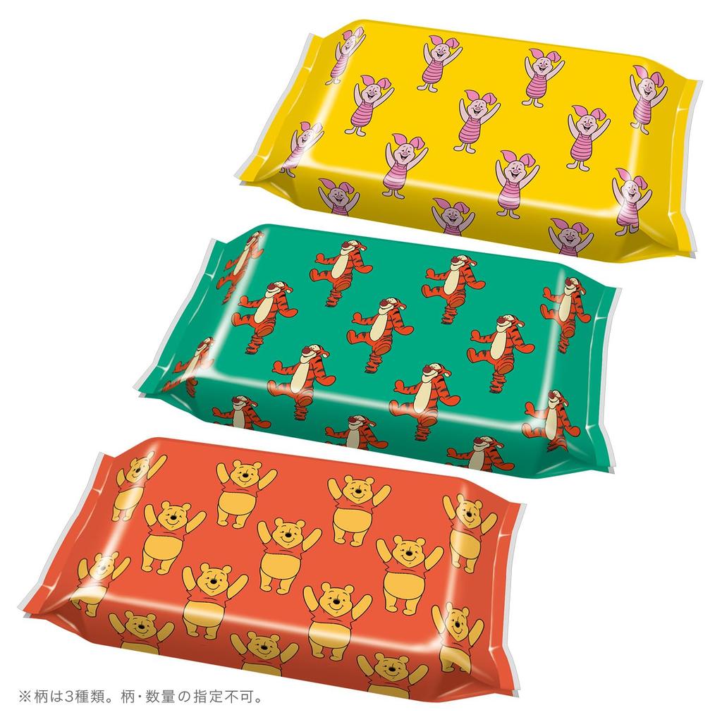 LEC Disney Pure Water Hand and Mouth 60 Sheets X 3 Packs the Mildly Contains Moisturizing Ingredients Leaf Made In No Additives Propylene or 99%