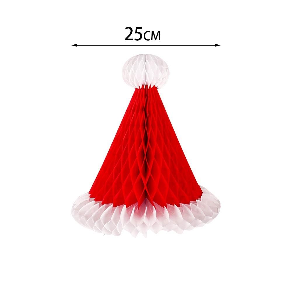Christmas Party Decor 3d Honeycomb Hanging Decorations For Winter Holiday Celebrations