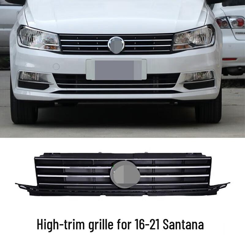Front Grille Air Intake Vent Cover for 13-21 Santana Models