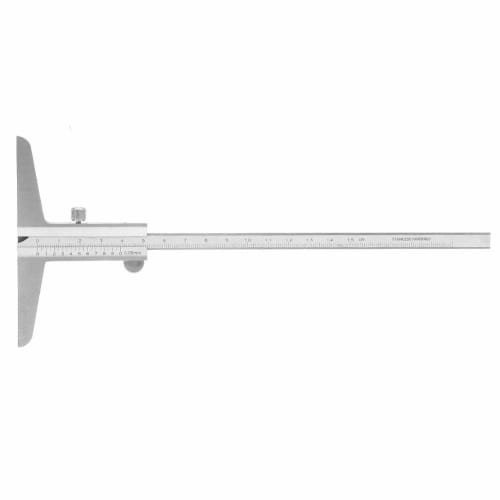 Stainless Steel Depth Caliper, 0.05mm Resolution, 0-150mm Measuring Range, Portable Depth Vernier Micrometer