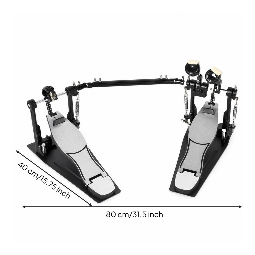 Doppelbass-Pedal Geschmeidiger Kick Professionell für Bühne, Schlagzeuger