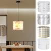 Living Room Lamp Shade BedroomFabric Lampshade Floor Lamp Chandelier E27 Tabletop Desktop Light Shade