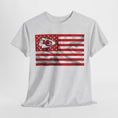 Kansas City Chiefs Flag Unisex Heavy Cotton T-Shirt Unisex T-Shirt