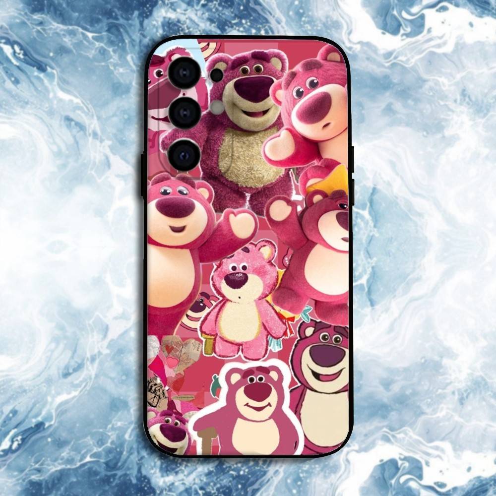 

Чехол для телефона S-Клубничный Медведь для Samsung S25, S24, S23, S22, S21, S20, Plus, Fe, Lite, Другие Черный Чехол Samsung S30Ultra5G
