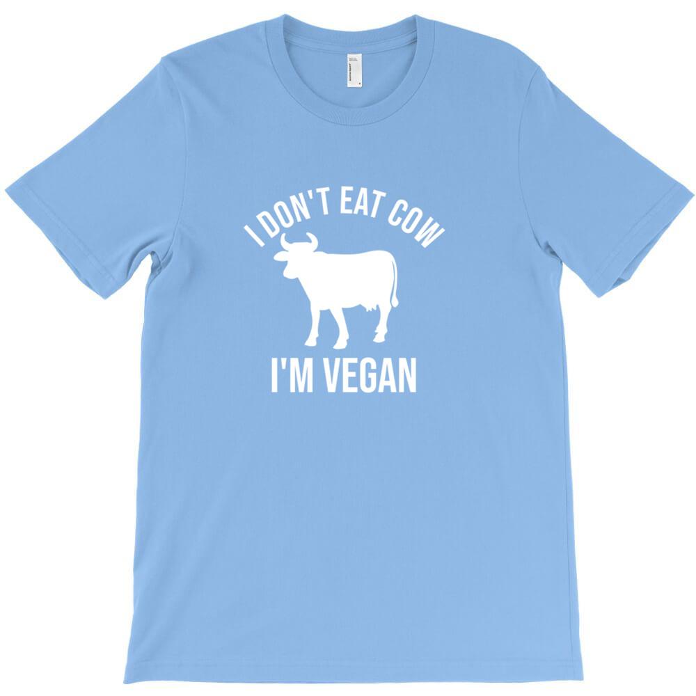 I Don T Eat Cow I M Vegan T Shirt Casual T Shirts Hombre Heisenberg Short