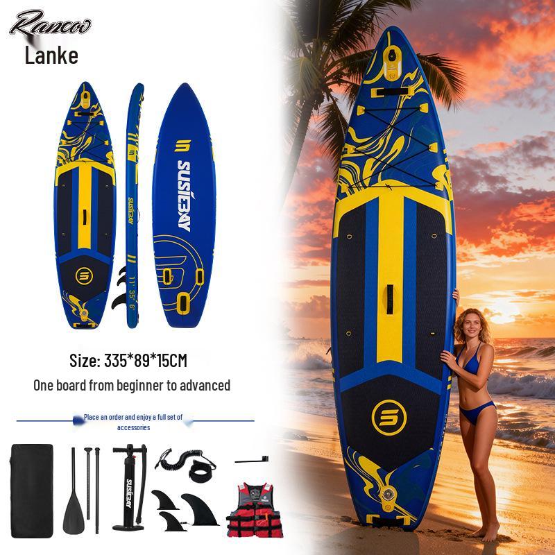 Lanko Inflatable Paddle Board - Universal PVC SUP for Surfing & Paddling