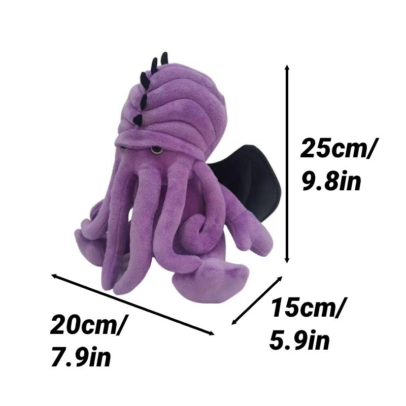 

Плюшевая кукла Осьминог Монстр Ктулху Игрушка Детский подарок Мифологическое существо Фиолетовый