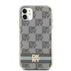 Dkny Dkhmn61Hcptse Iphone 11 / Xr6.1 Beżowy/Beige Hardcase Iml Checkered Mono Pattern & Printed Stripes Magsafe