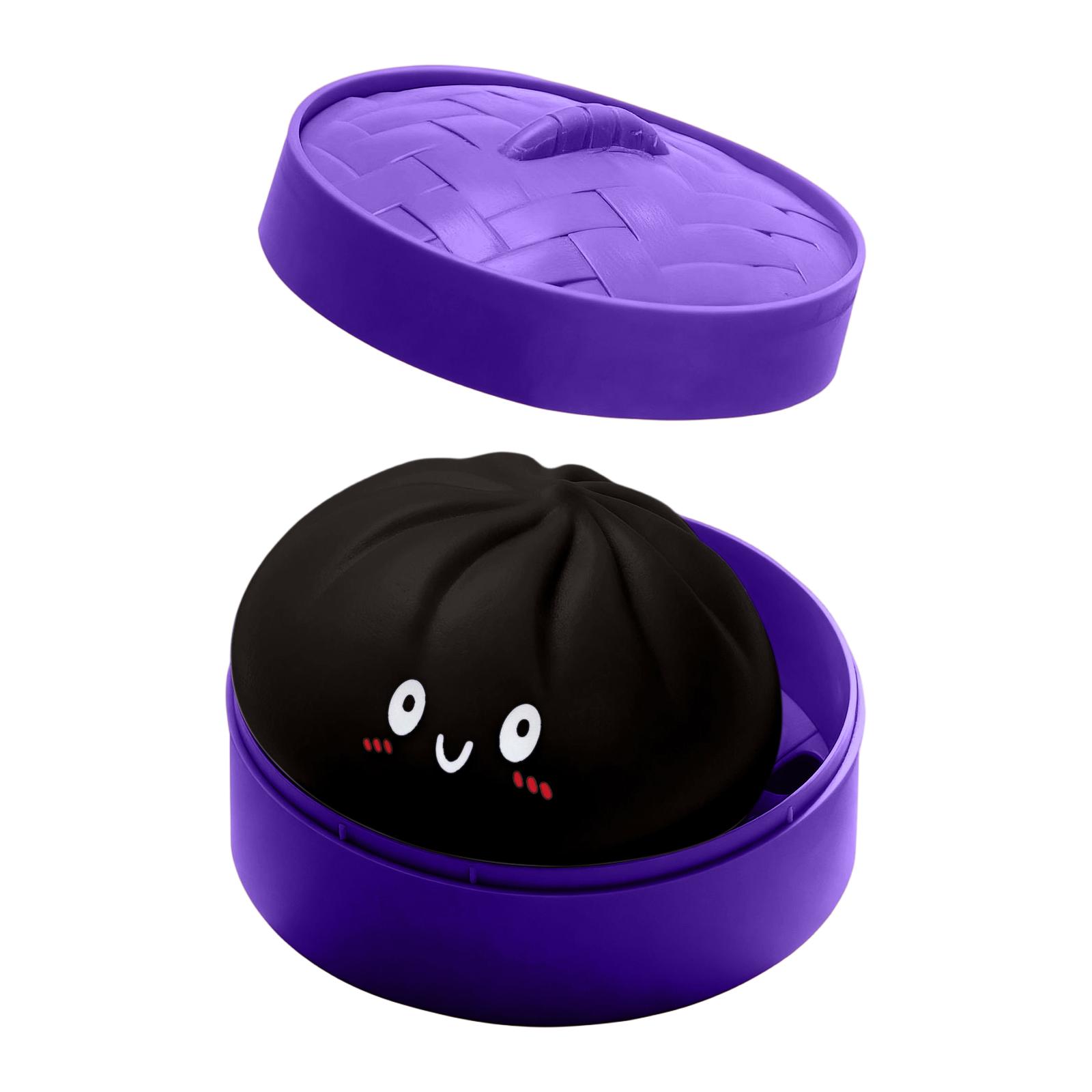 

Prank Stress Relief Bun Toy Realistic Steamer Toy One Size чёрный
