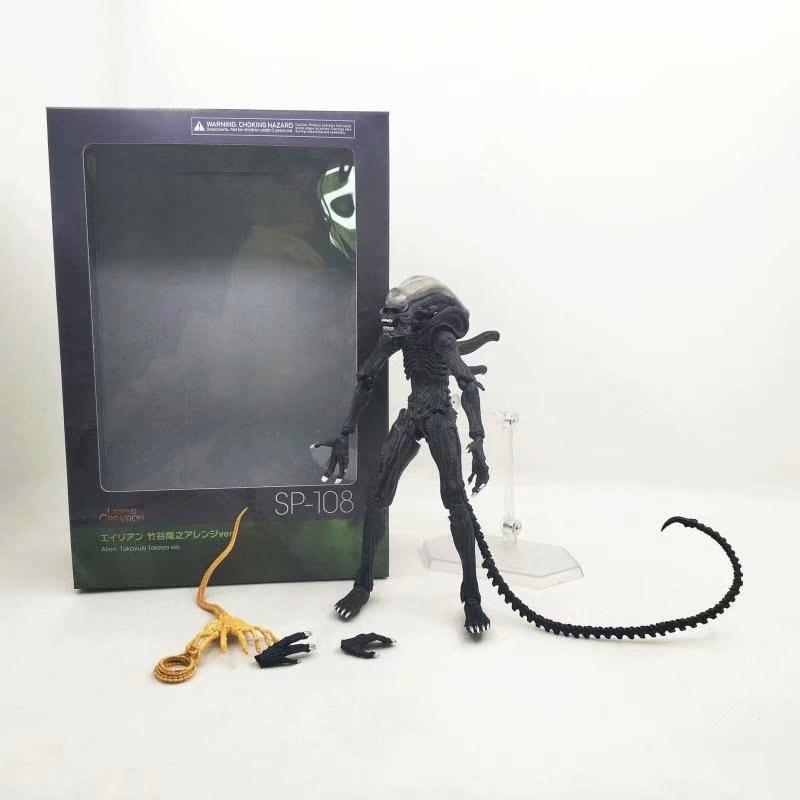 Figma Alien SP-108 SP-109 Predator 2 Takayuki Takeya Ver. Action Figure PVC Collectible Model Toys Joint Movable Doll Collection