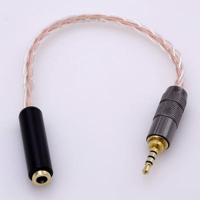 2.5mm TRRS Balanced To 3.5mm Female Balanced Trrs Headphone Audio Adapter Cable For Astell&Kern AK240 AK380 AK320 Onkyo DP-X1 FIIO X5III XDP-300R iBas