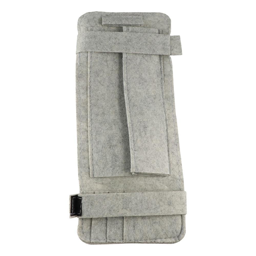 Tissue Holder Car Napkin Holder Sun Visor Tissue Box Sun Visor Card Storage Wool Felt Tissue Case