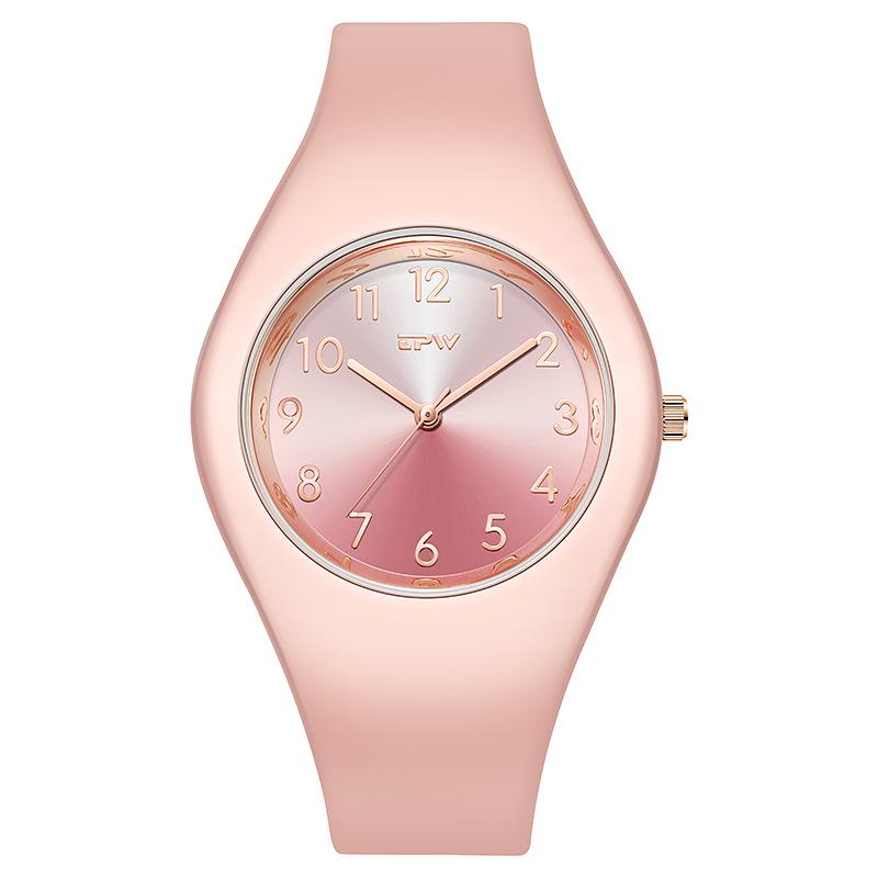Orologio da polso al quarzo versatile da donna con cinturino in silicone - Ideale per ragazze, studenti, coppie e influencer di TikTok