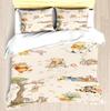 MINISO Winnie the Pooh Duvet Cover Set Comforter Bedding 3d Children'S Bedding Set 3-Piece 1 Quilt Cover King Size