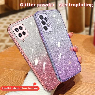 A 12 22 02 Capa de luxo com glitter para Samsung Galaxy A22 M32 4g 5g A02 A03 A04 A05 Capa transparente M22 M12 F12 F22 F42 A12