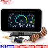 2026 Mulitifunctional LCD Gauge 3 IN 1 Oil Temperature+Water Temperature+Voltmeter with Sensor 1/8NPT for Auto Car Truck 12V24V