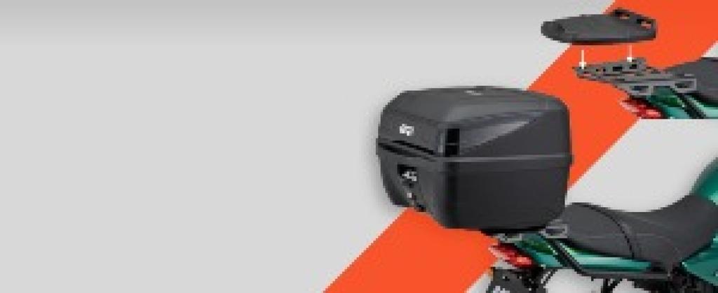 Daytona Multi Wing Rear Carrier for VTR250/F (2009–2017), 79901 — Black, 5 kg Load