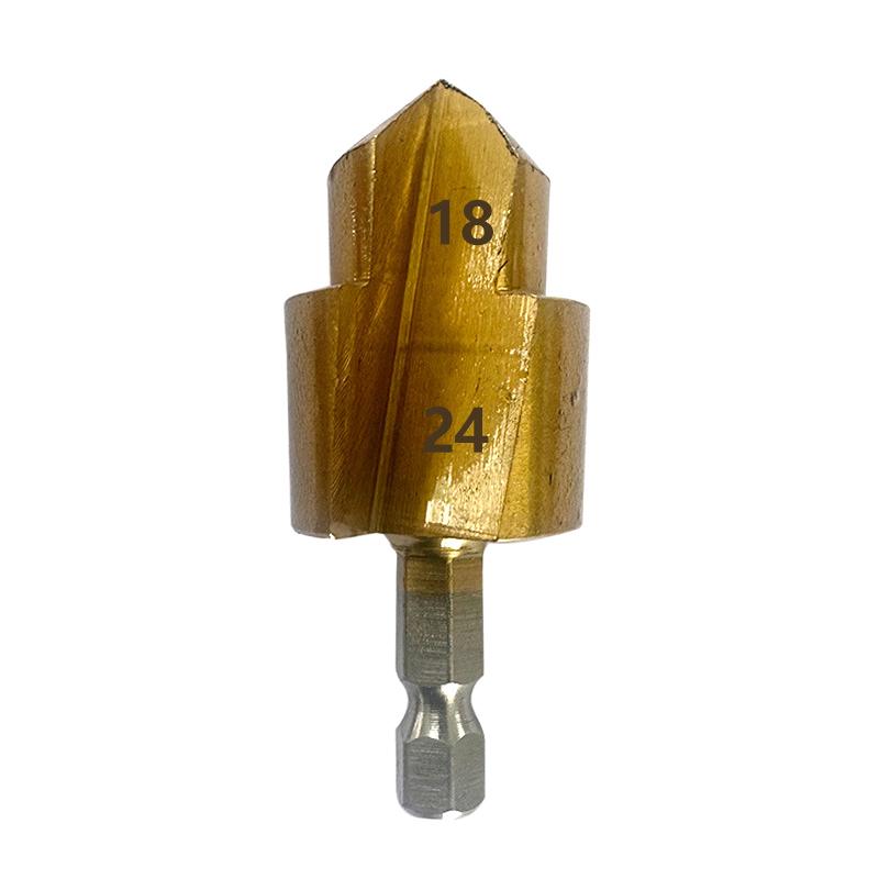 PPR Lifting , Stepped Drill Bit, Hexagon Shank Water Pipe Connection Tool 20/25/32mm,full Open Process