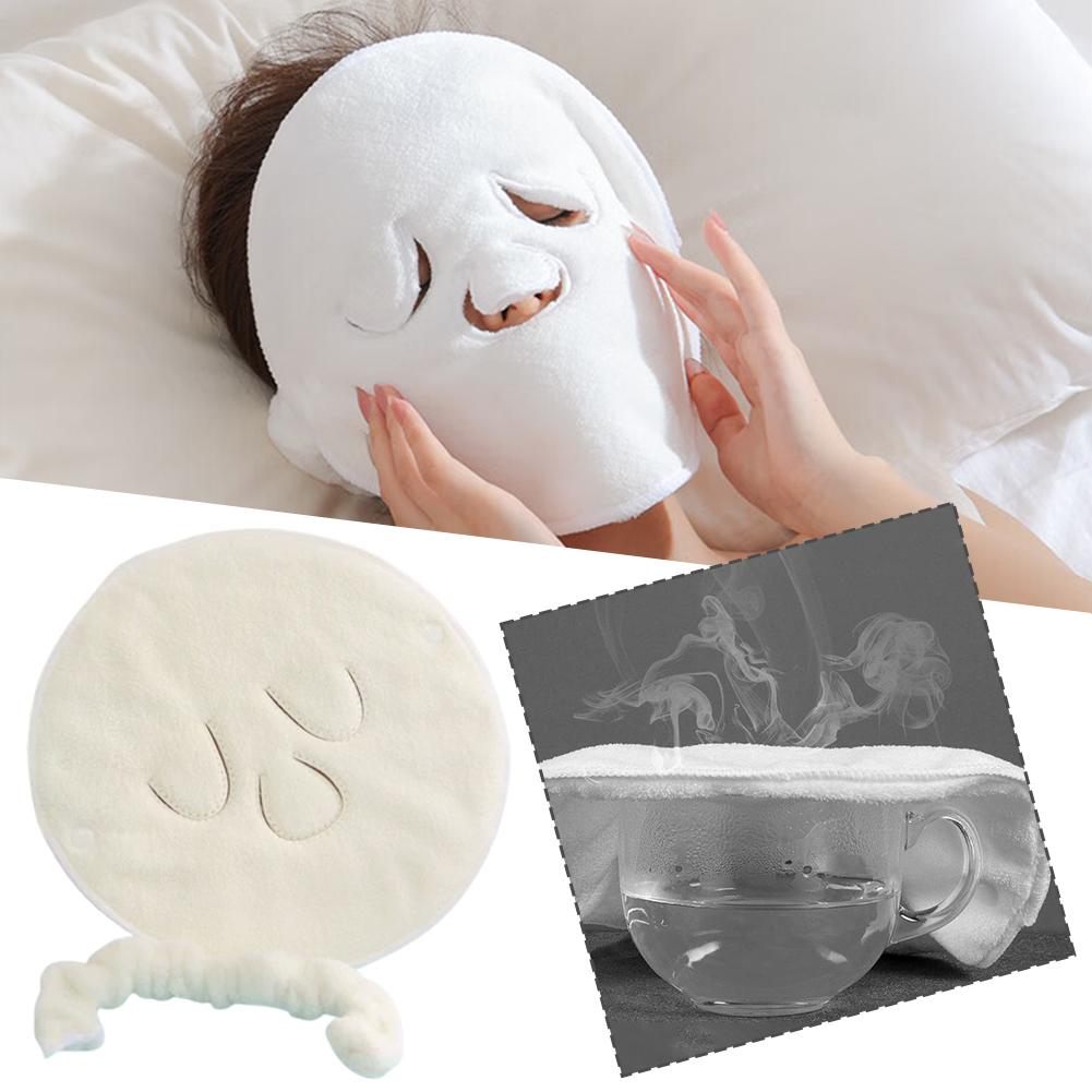 1PC Cotton Hot Compress Towel Wet Compress Steamed Face Towel Skin Care Mask Open Skin Pore Clean Hot Compress Towels