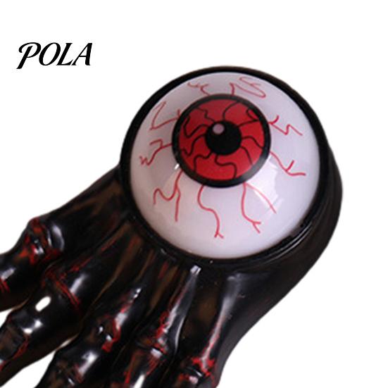 Spooky Atmosphere Halloween Prop Night Light, Eyeball/Feet Shape LED Lamp, Electronic Tabletop Decoration Decorative Candle for Festival And