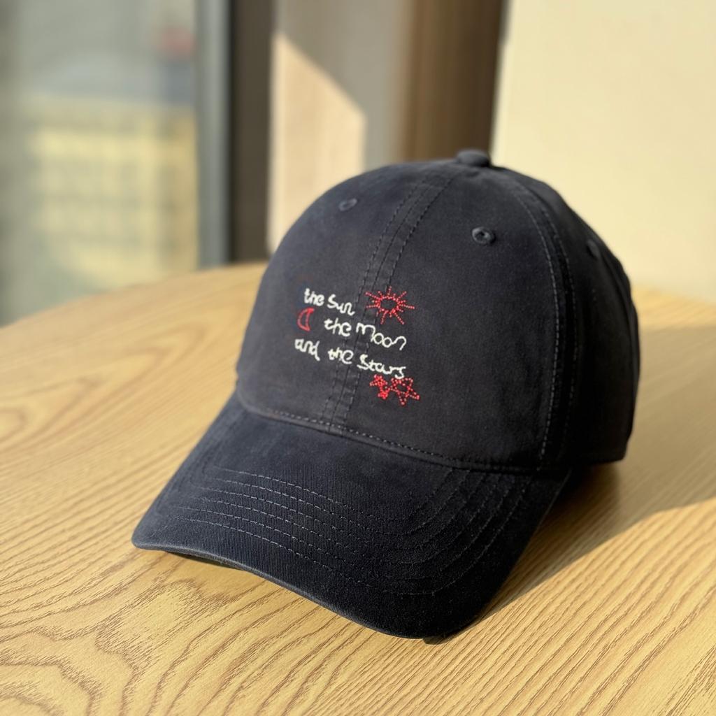 New style cute cartoon embroidered baseball cap for women, fresh and versatile, makes the face look smaller, provides sun protection, soft top